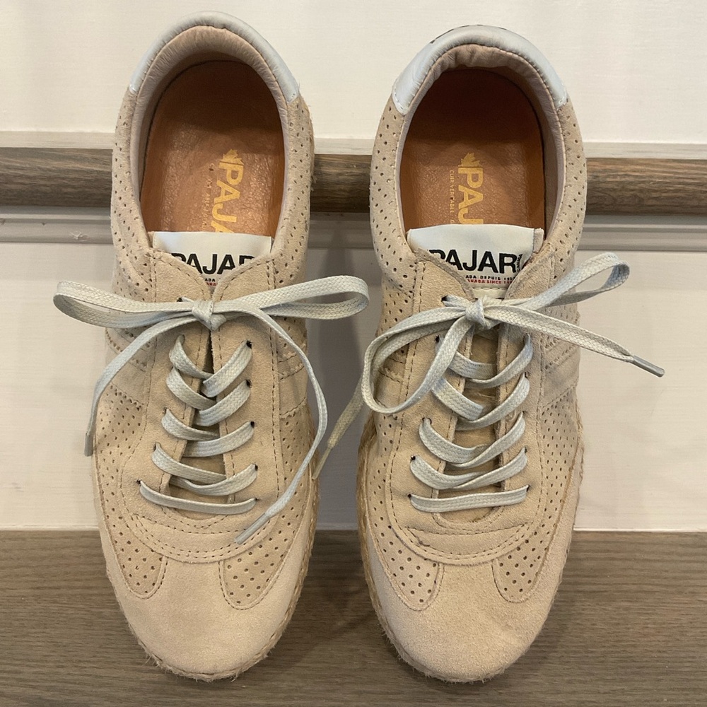 Pajar - Carta Suede Espadrille Sneaker (Bone/37/6.5)